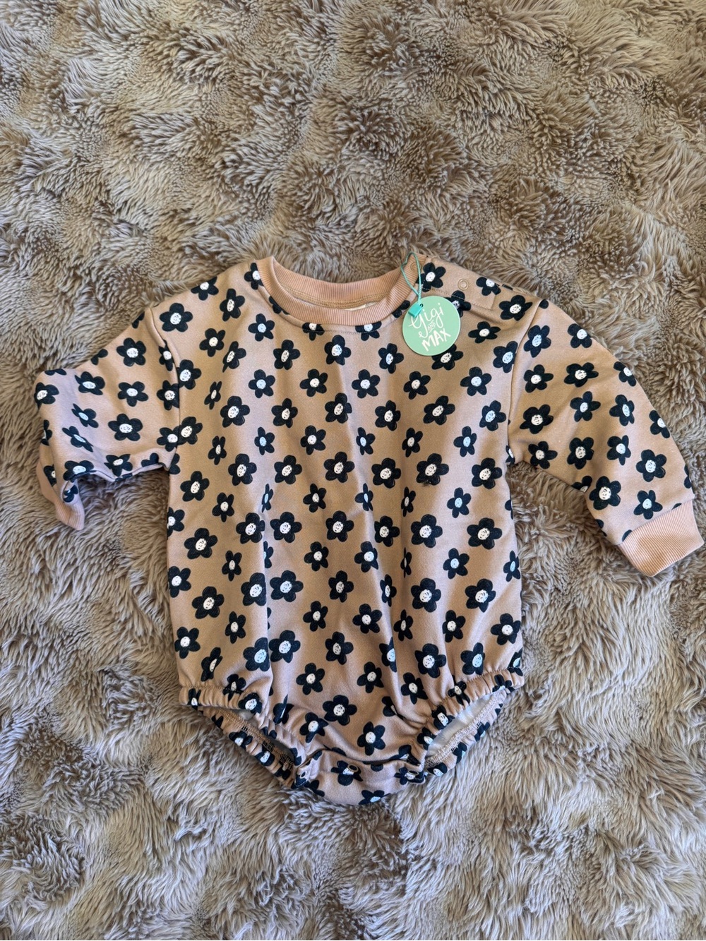 Baby Floral Long Sleeve Romper NEW - Picture 1 of 2